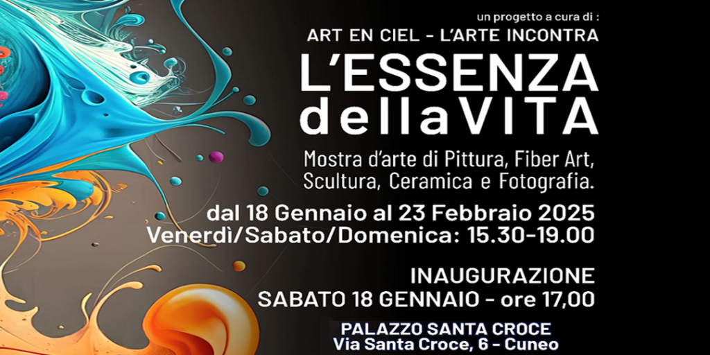 Locandina della mostra a Cuneo